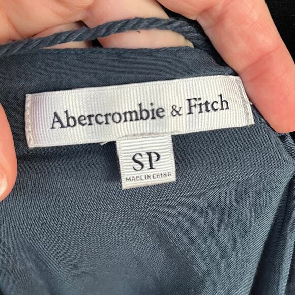 Abercrombie And Fitch Chiffon Sleeveless Maxi Dress With Rope Belt Size SP - Picture 11 of 13
